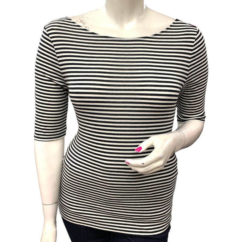 Old Navy Stripe, Blk/whit, Size: L