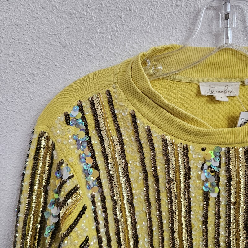 Letmebe Sequin, Yelwgold, Size: Small