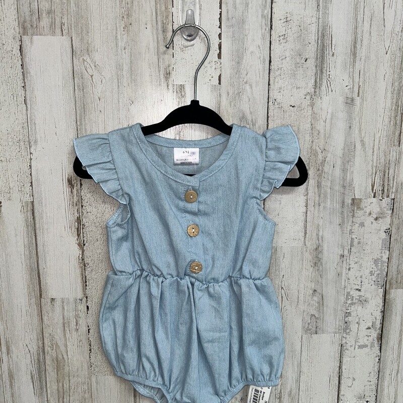 6M Chambray Button Bubble