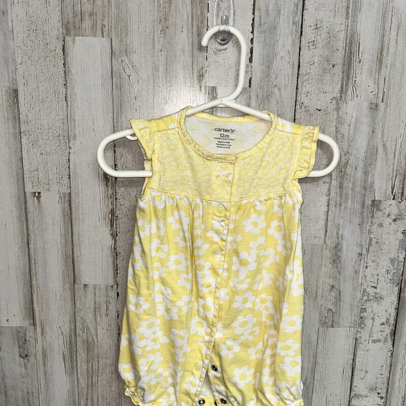 12M Yellow Flower Romper