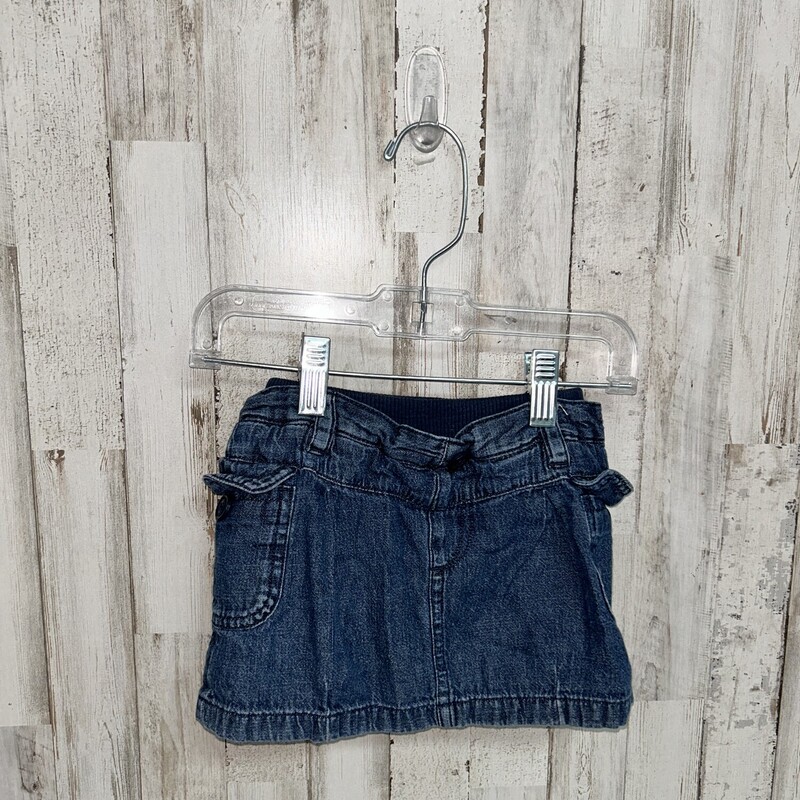 2T Denim Pull On Skirt