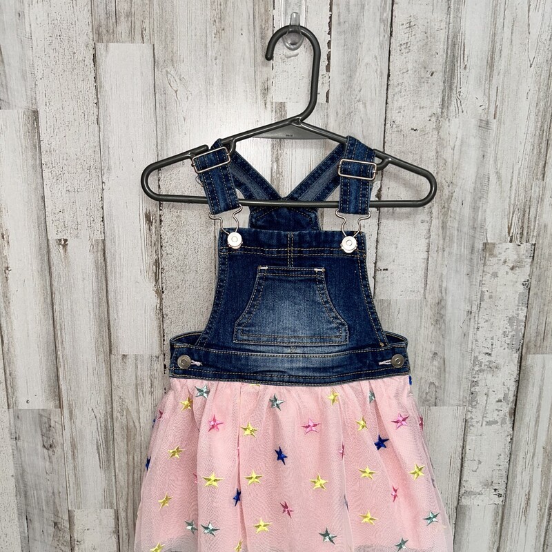 2T Denim Star Tutu Dress, Blue, Size: Girl 2T