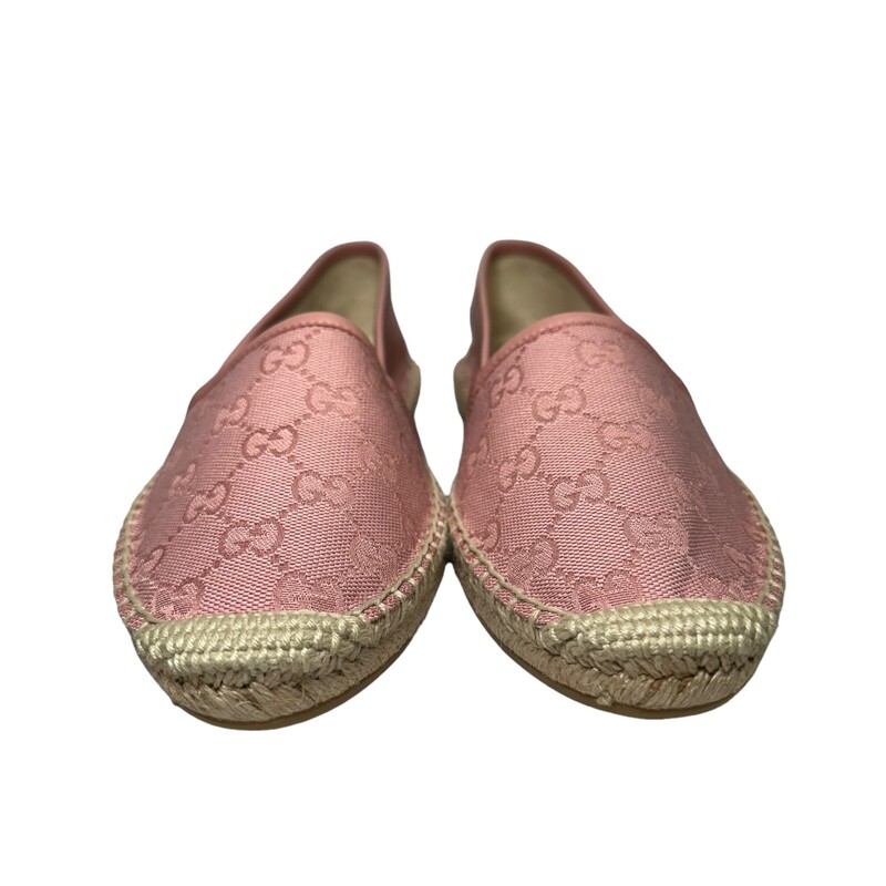 Gucci Pink Espadrilles, Pink, Size: 37.5<br />
Like New<br />
Style Code: 466902