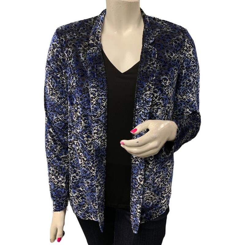 Tanjay Cardi, Blue/mul, Size: L