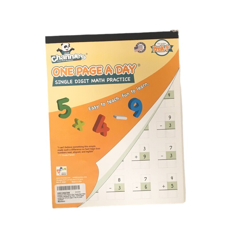 Math Practice Workbook