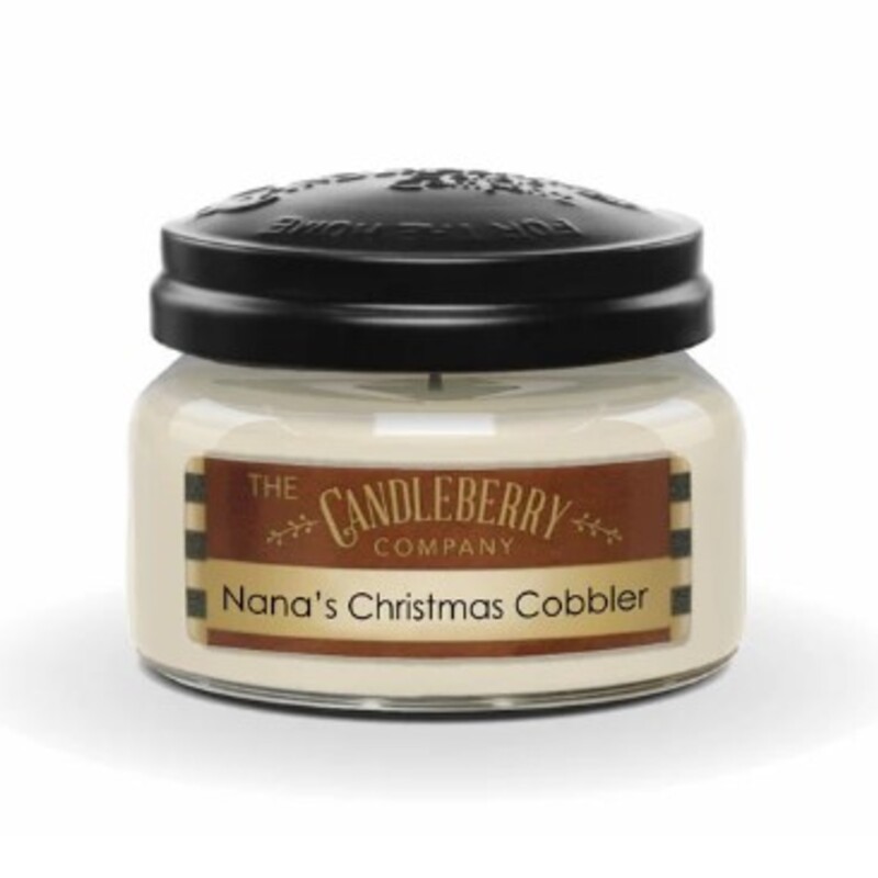 Nana Christmas Cobbler
Cream 10oz/65hr
 The indulgence of simply homemade with notes of spiced plum, jeweled berries, and the delectable sweetness of Nana's fresh-baked cobbler.