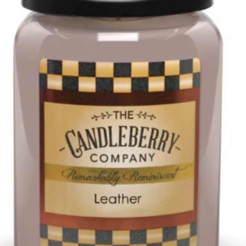 Leather Candle
26oz/120 hr
Seducing notes of peppercorn & clove are complemented by bergamot. The warmth of suede and woods linger throughout this aroma with undertones of modern leather and musk to create a signature scent.