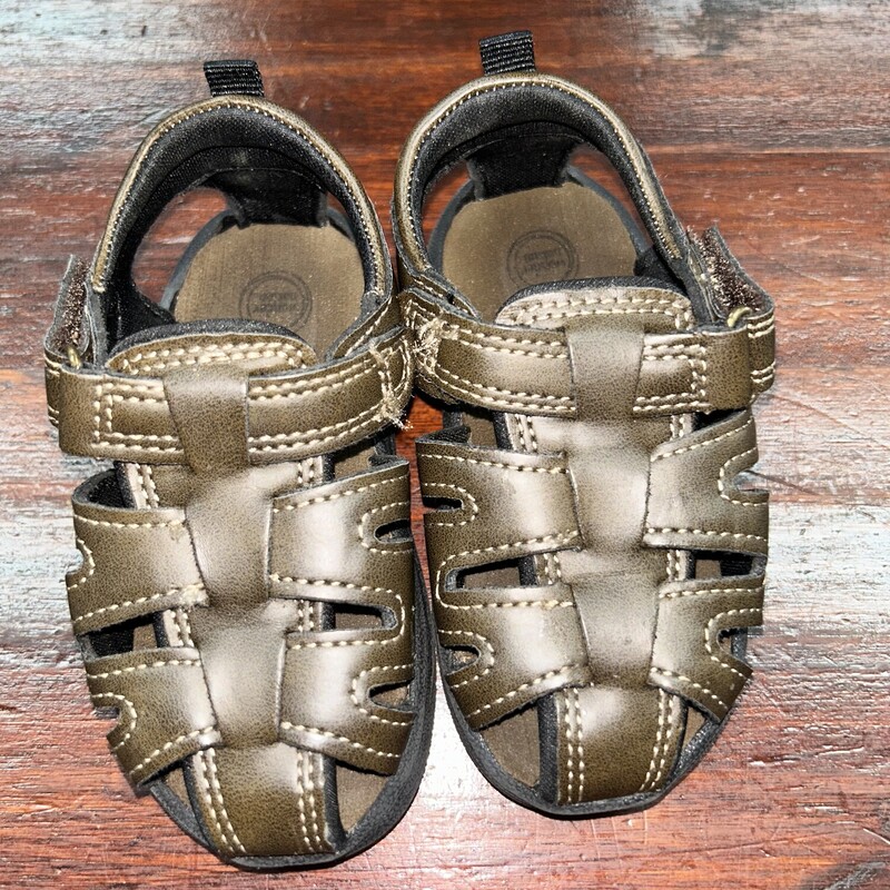 5 Brown Velcro Sandals