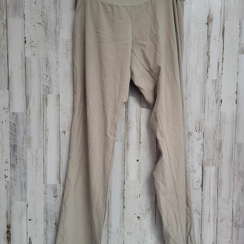 L Tan Maternity Pants