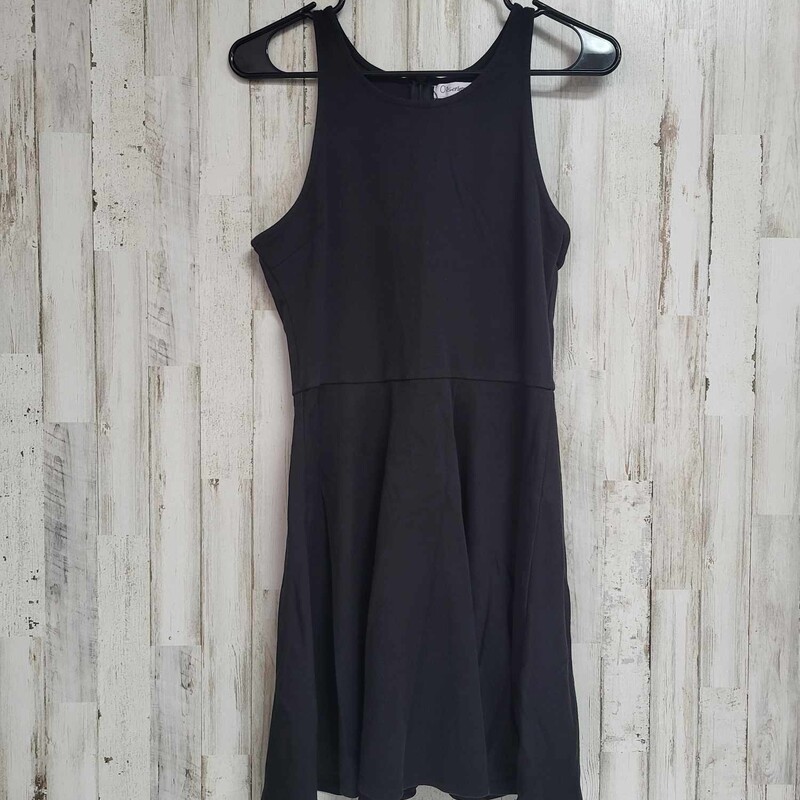 Sz9 Black Zip Tank Dress