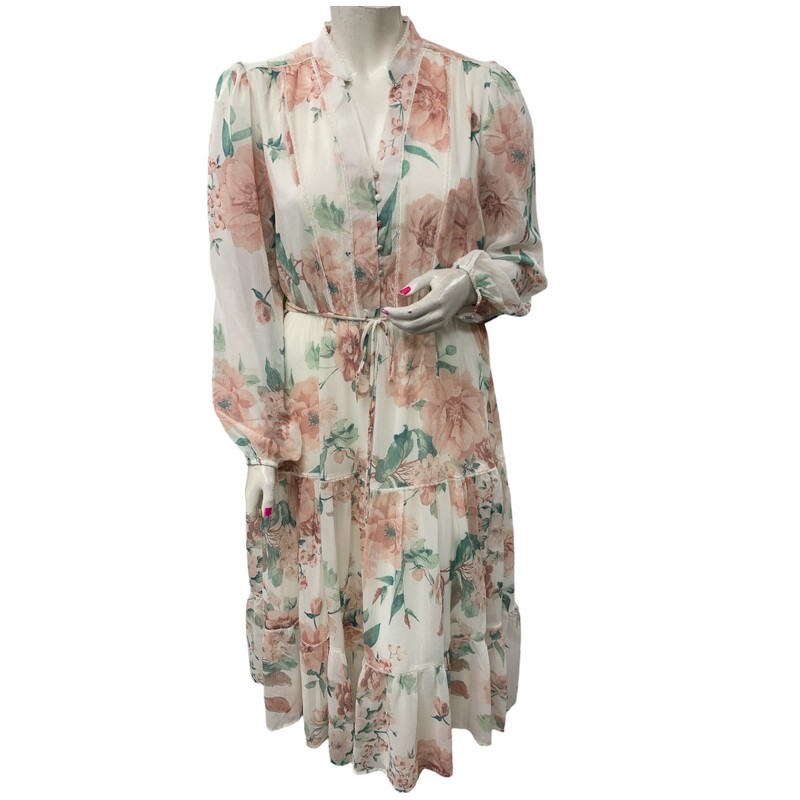 Suzy Floral NWT, Cream/mu, Size: 2x