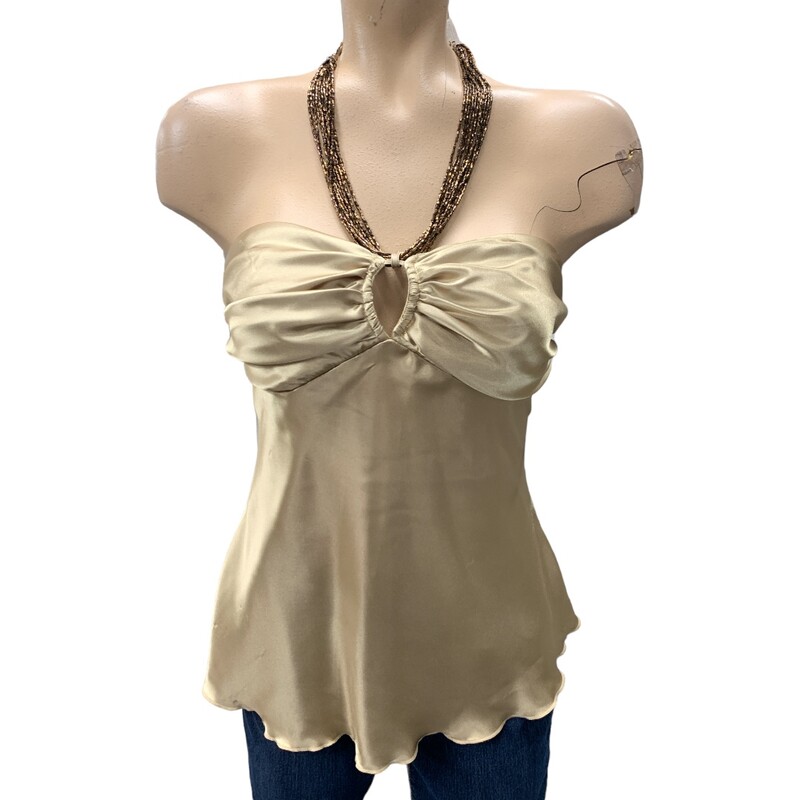 Charlotte Russe, Gold, Size: L