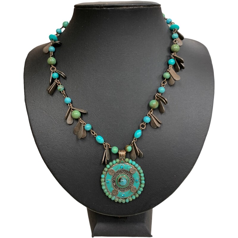 Necklace, Turquois, Size: None