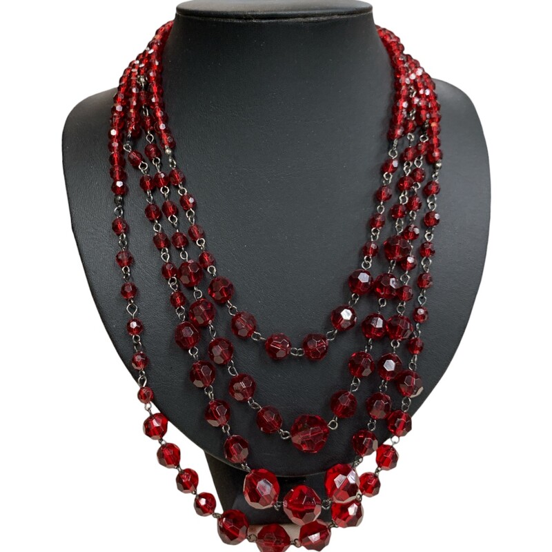 Necklace Layered Beads