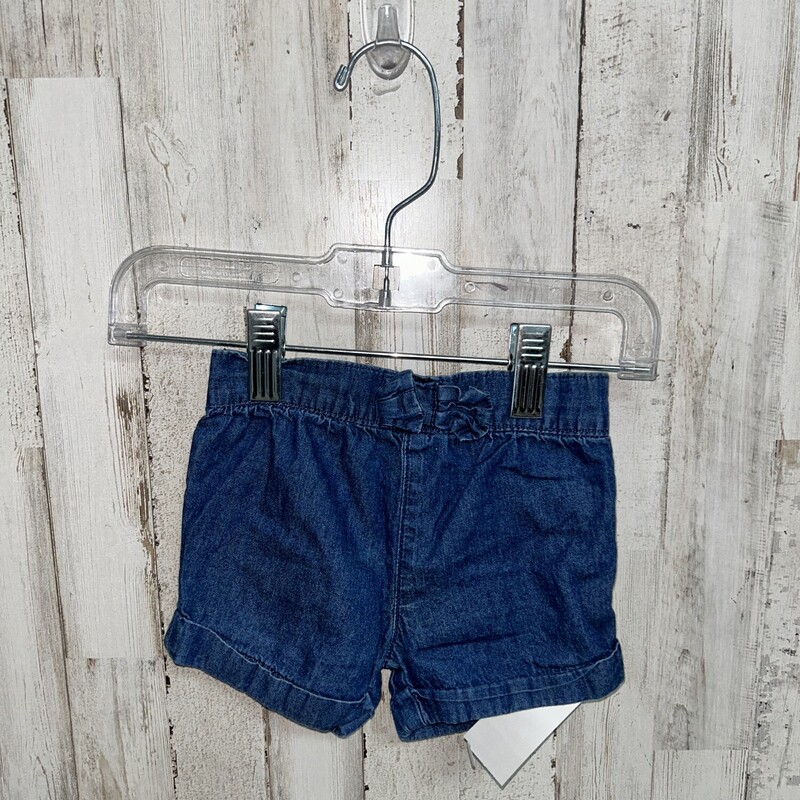 3/6M Chambray Bow Shorts