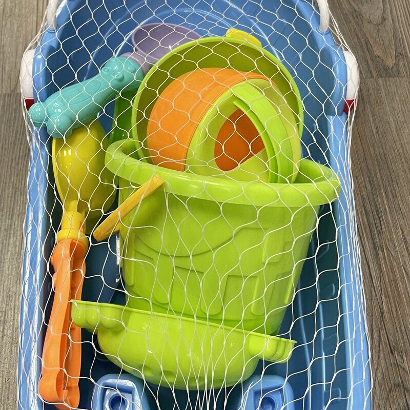 Sand Boat Pail And Shovel, Multi, Size: 3Y+
Nine pieces.