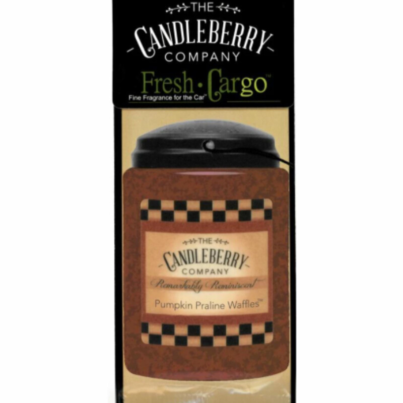 Pumpkin Praline Waffle Car Scent
Brown
Size: Small
The Pumpkin Praline Waffles Fresh Cargo Scent provides a warm and rich maple aroma, infused with pumpkin and sugared pecans, reminiscent of freshly prepared buttered waffles. Perfect for creating a cozy atmosphere in your car.