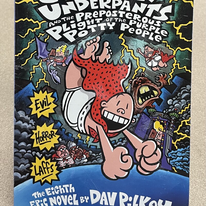 Captain Underpants #8, Multi, Size: Paperback