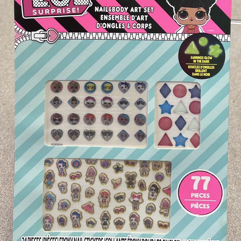 Lol Surprise Nail Art, Multi, Size: 5Y+