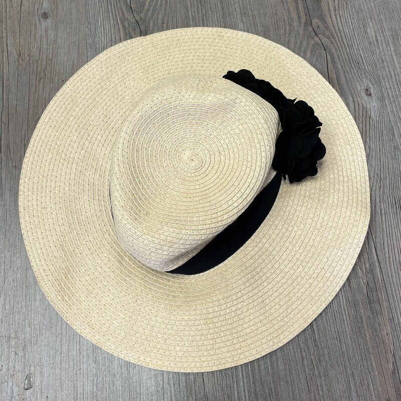 Old Navy Straw Hat, Beige, Size: None