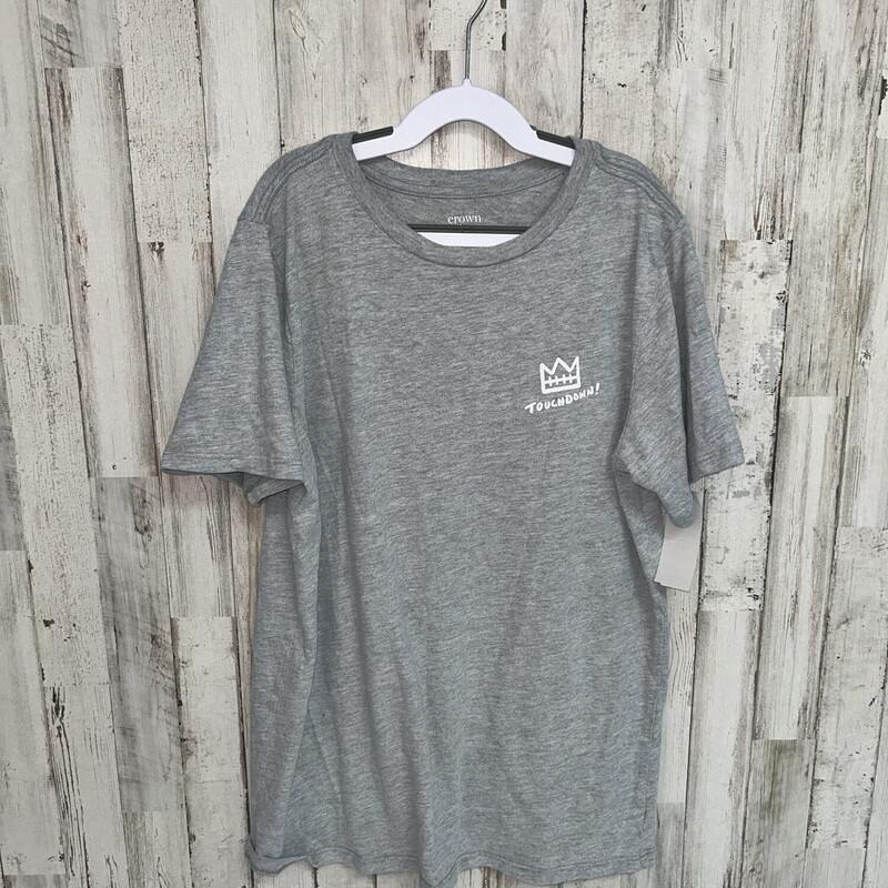 12/14 Grey Touchdown Tee