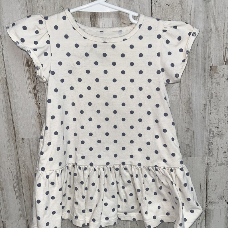 18M Grey Dotted Dress, Beige, Size: Girl 18-24