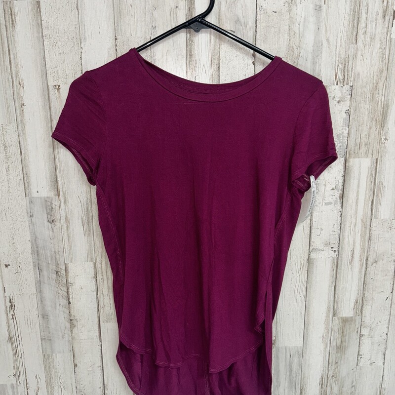 10/12 Drk Purple Soft Top, Purple, Size: Girl 10 Up