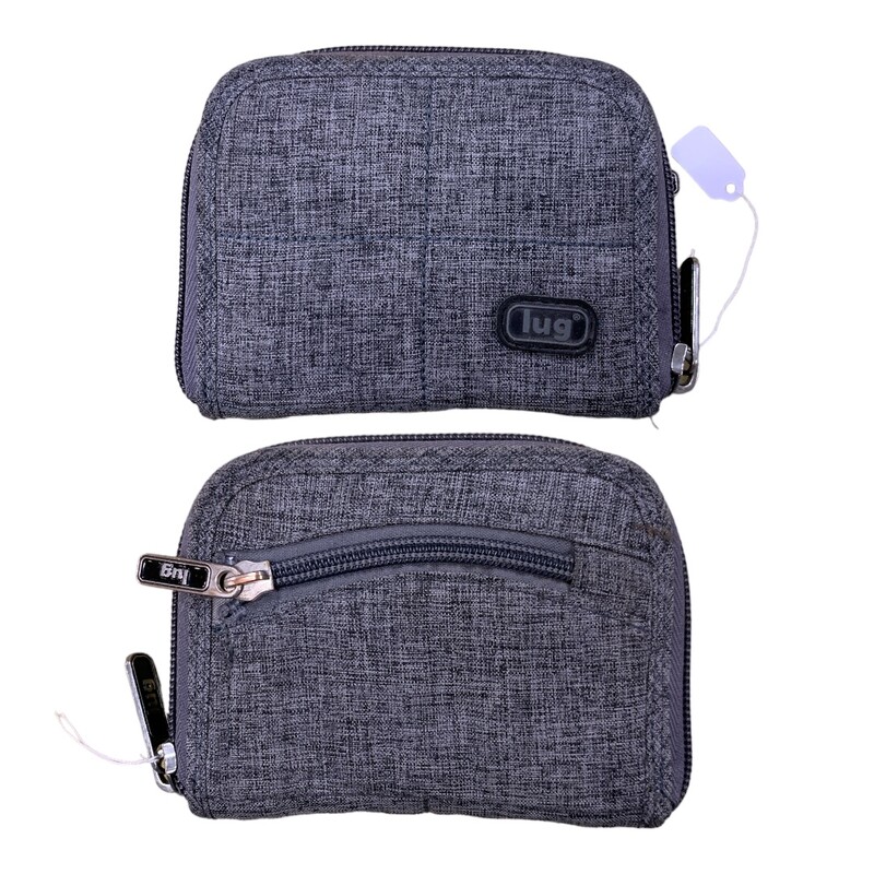 Lug Mini Wallet, Grey, Size: None