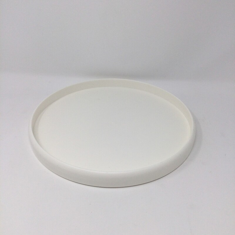 Round Resin Tray,
Cream,
Size: 11 In