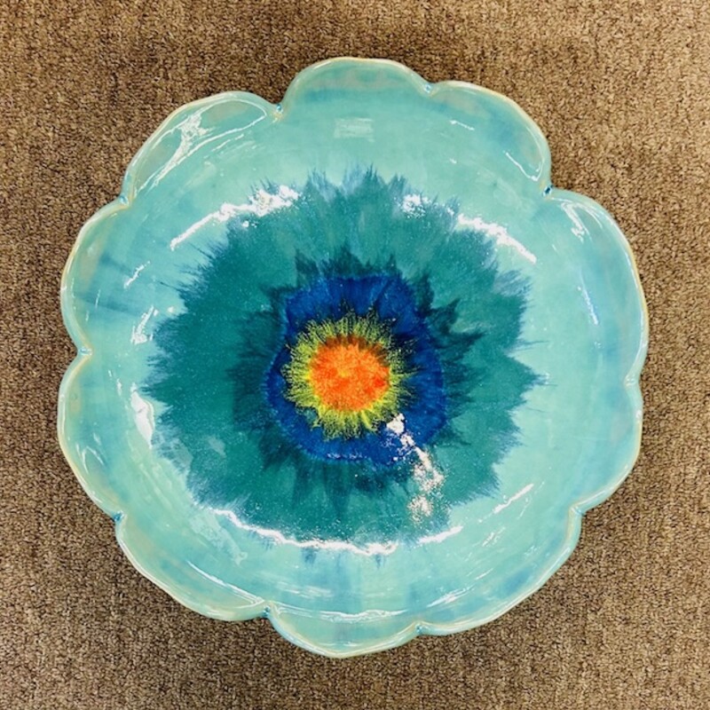 Floral Painted Bowl
Made in Vietnam
Blue Green Orange
Size: 12 x 4H