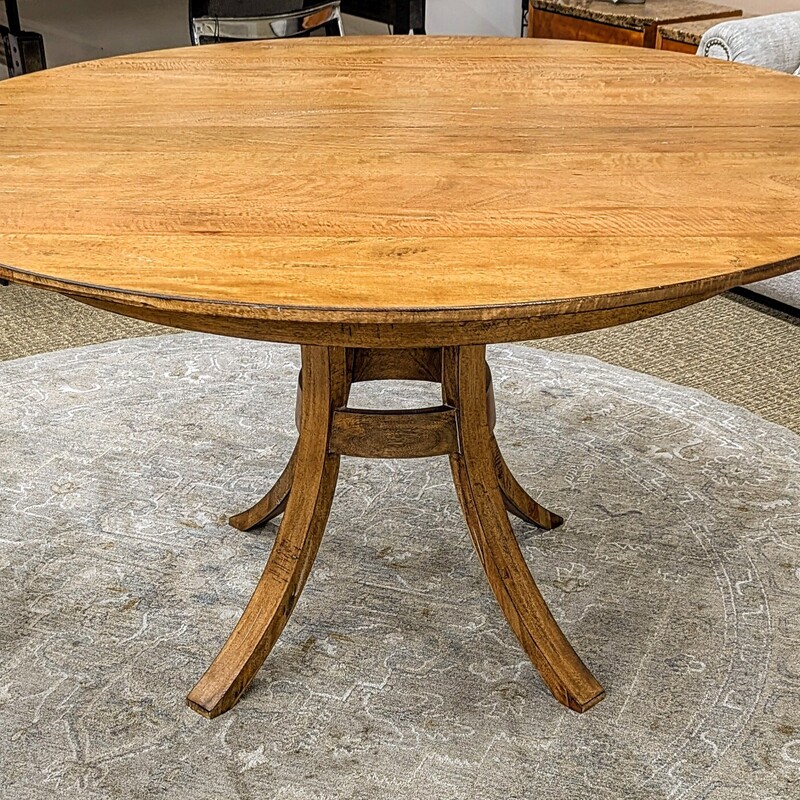 Maison Maison Wood Dining Table with Leaf
Brown Size: 54 x 30H
1 Leaf: 14 inches
Retails: $3000