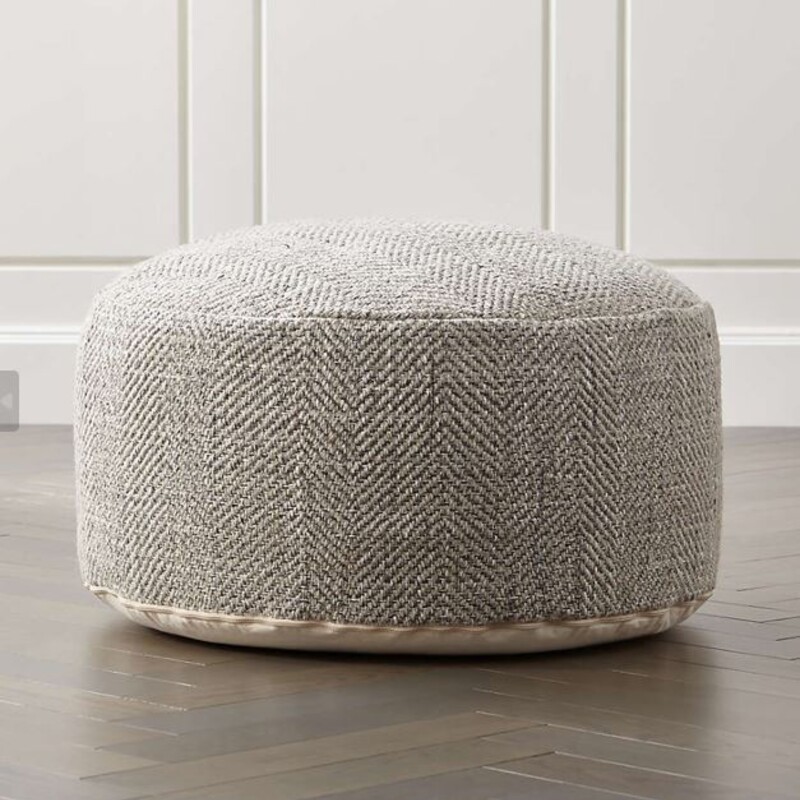 Crate&Barrel Fergus Pouf