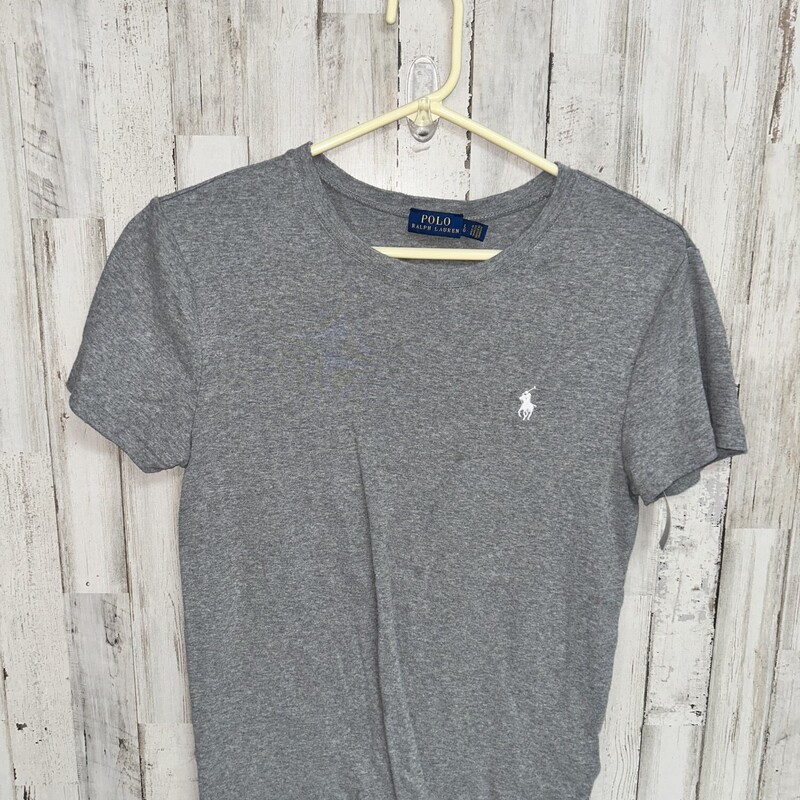 L Grey Logo Tee