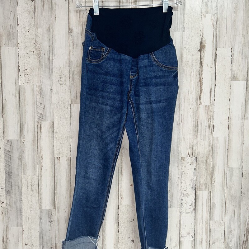 L Frayed Maternity Jeans