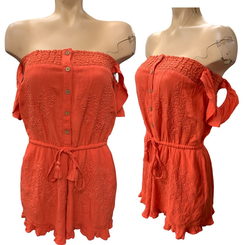 American Eagle Romper, Burntorn, Size: S