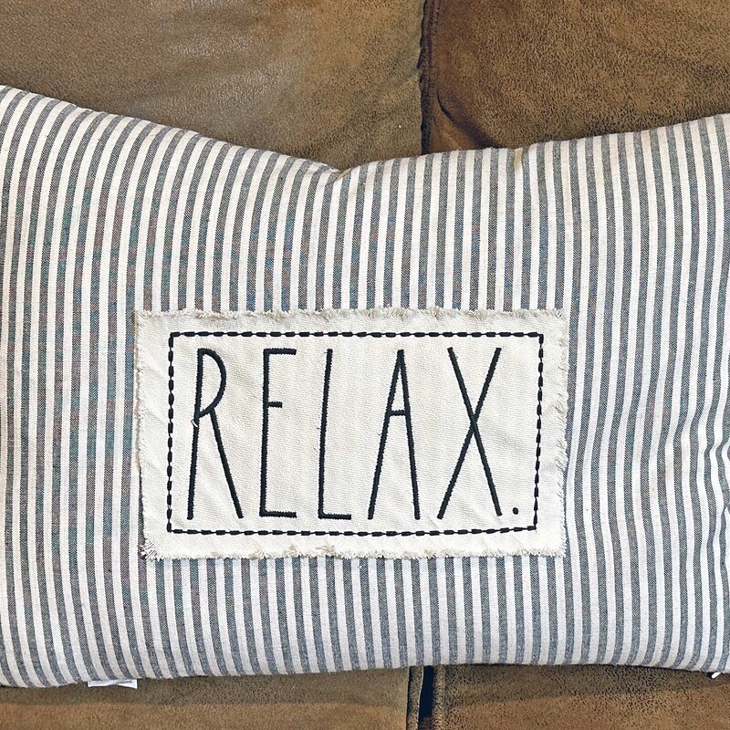 Rae Dunn RELAX Pillow
18.5 In x 13 In.