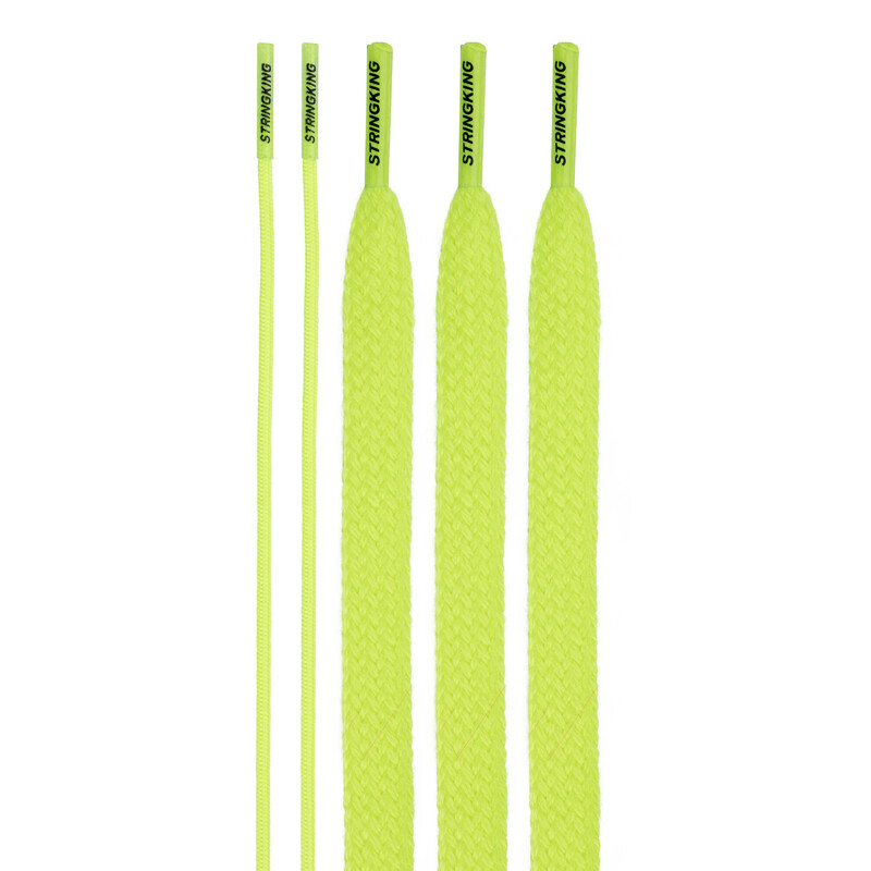 Shooters Pack
Part 2 of 2.
Shooters only.
Includes Shooter Laces (x3), Shooter Cords (x2)
Color: Volt
Mens

Shooters have a huge impact on your pocket's performance. Save the crazy shoelace for your sneakers and put these bad boys into your pocket.