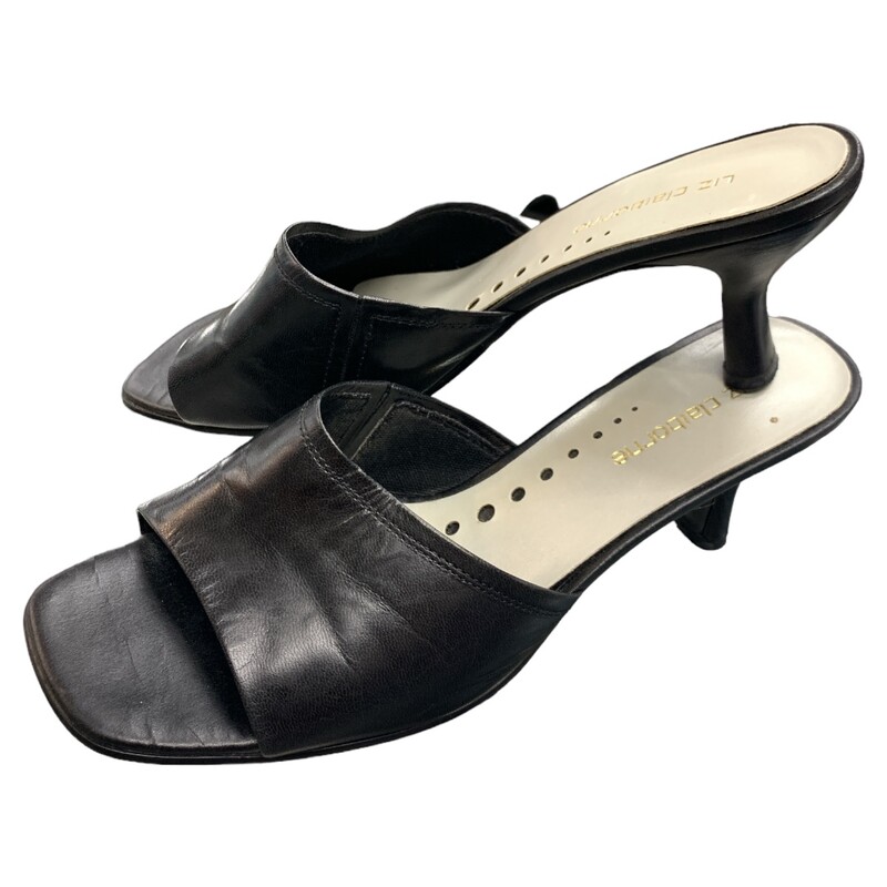 Liz Claiborne Heel, Black, Size: 9