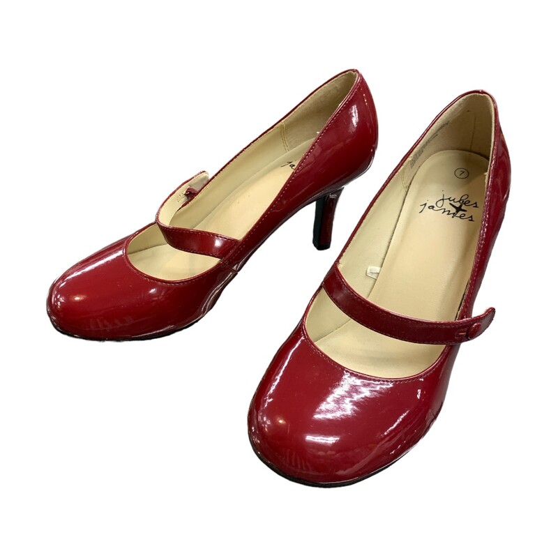 Jules & James, Maroon, Size: 7