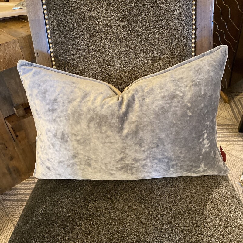 Gray Velvet Pillow

Size: 21x13