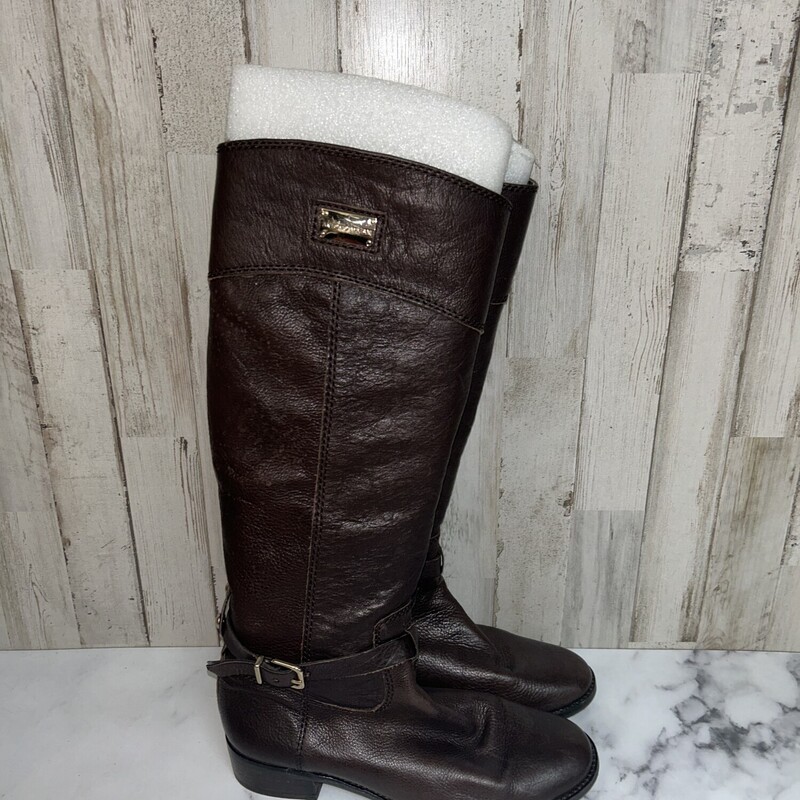 A6.5 Brown Buckle Boots