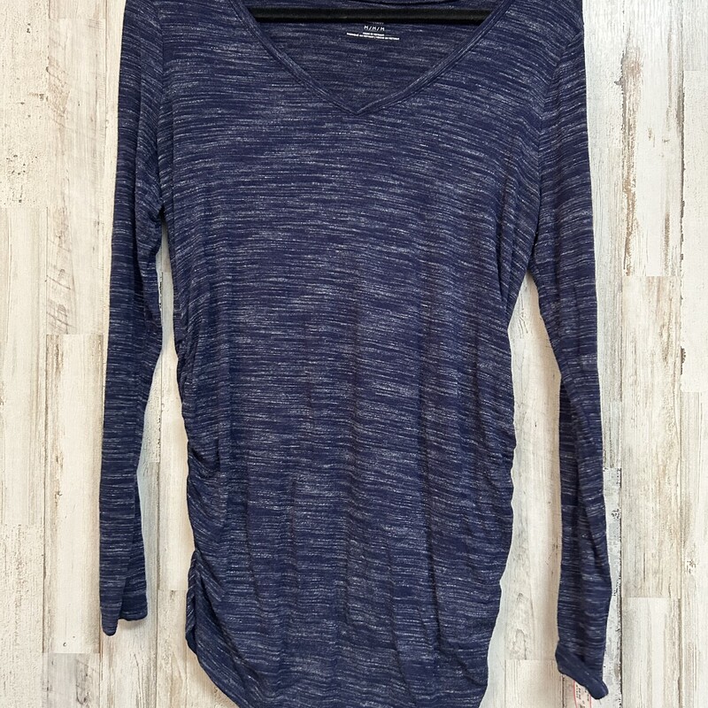 M Navy Heathered Maternit