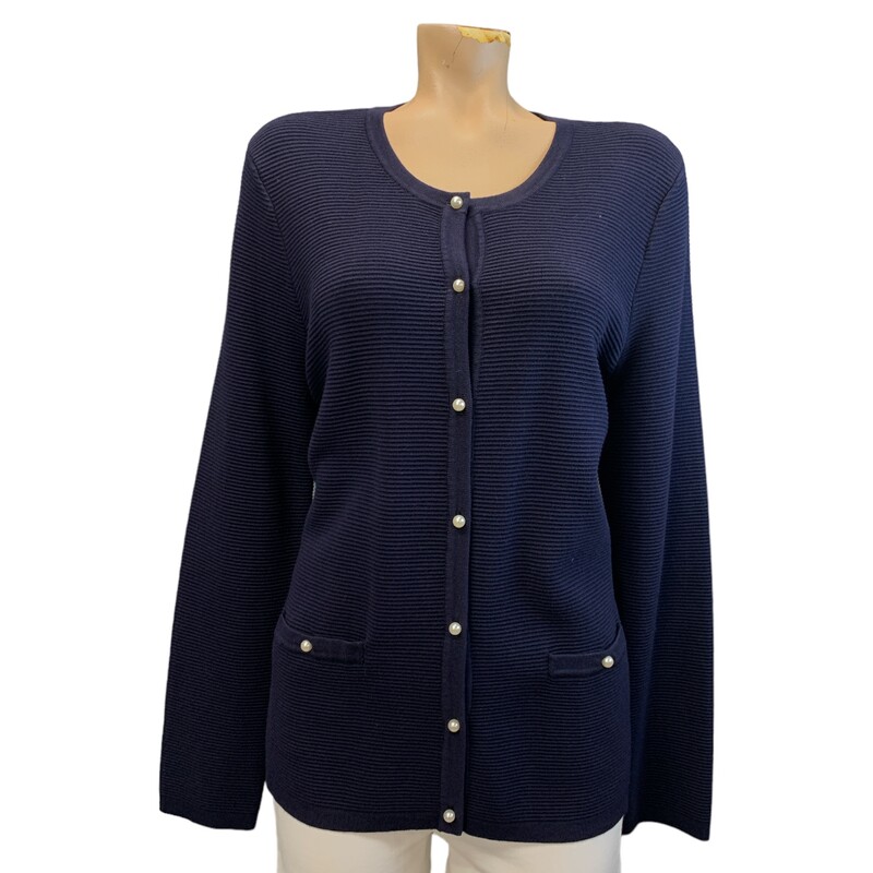 Karl Lagerfield NWT Blaze, Navy, Size: L