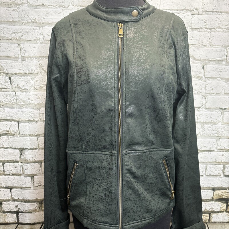 Grace & Lace Cafe Racer, Green Fa, Size: Medium