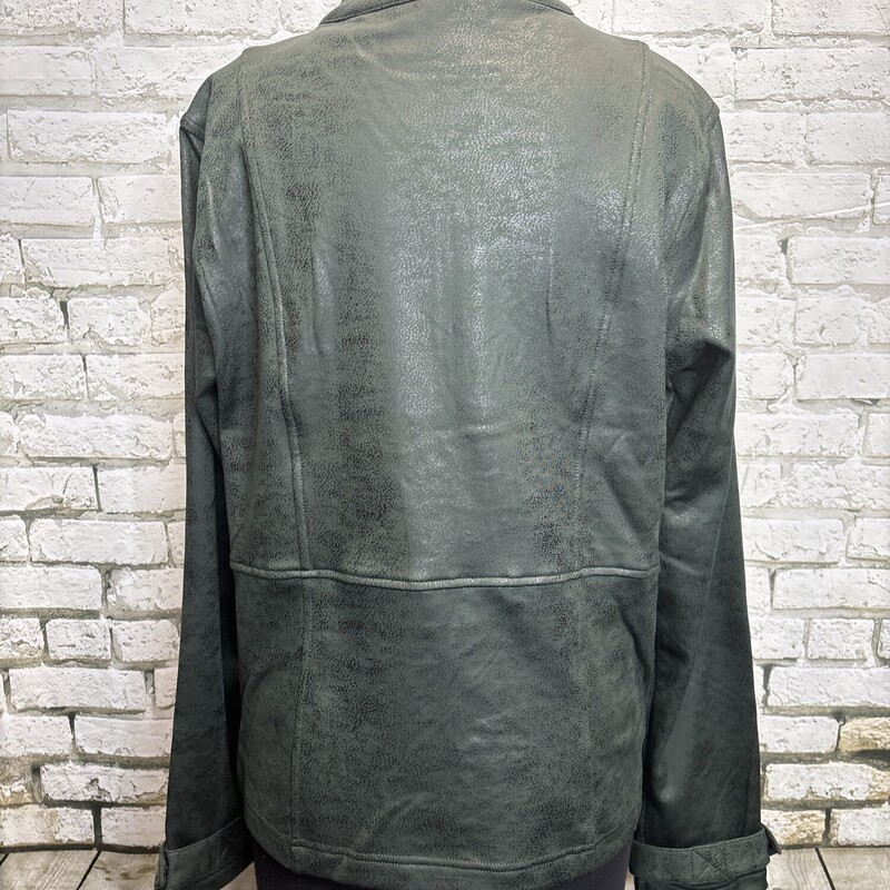 Grace & Lace Cafe Racer, Green Fa, Size: Large