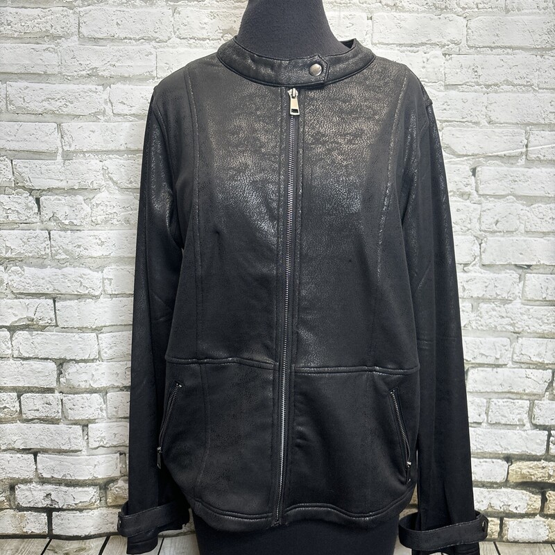 Grace & Lace Cafe Racer, Black Fa, Size: Large