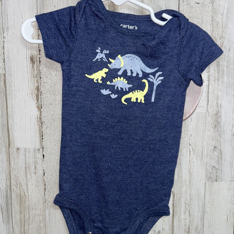 6/9M Navy Dino Onesie