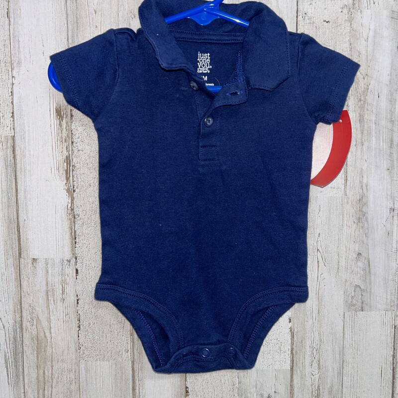 6M Navy Polo Onesie