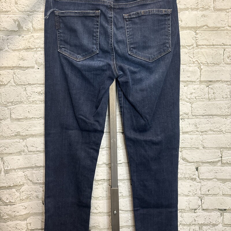 Paige Skyline Ankle Peg, Denim, Size: 28