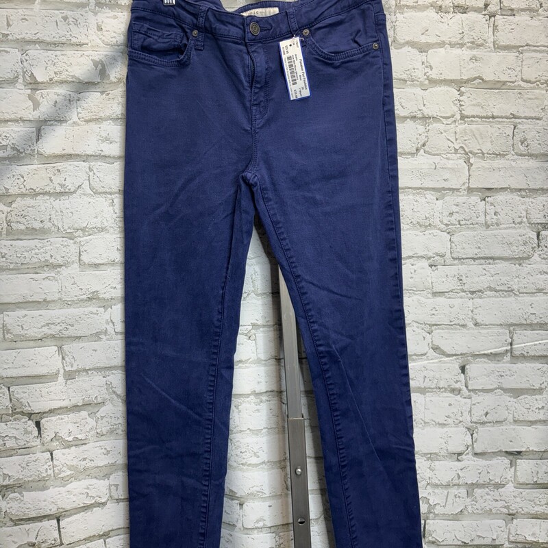 Joie Mid Rise Skinny, Blue, Size: 28